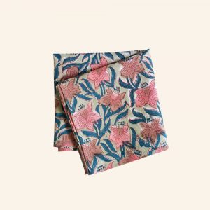 INDIAN COTTON BLOCK PRINTED NAPKIN-05