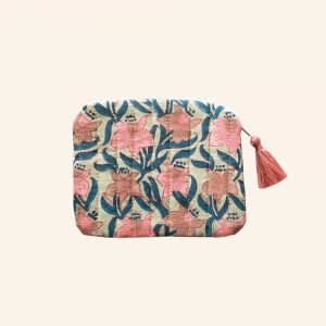 QUILTED BLOCK PRINTED EVERYDAY POUCH-04